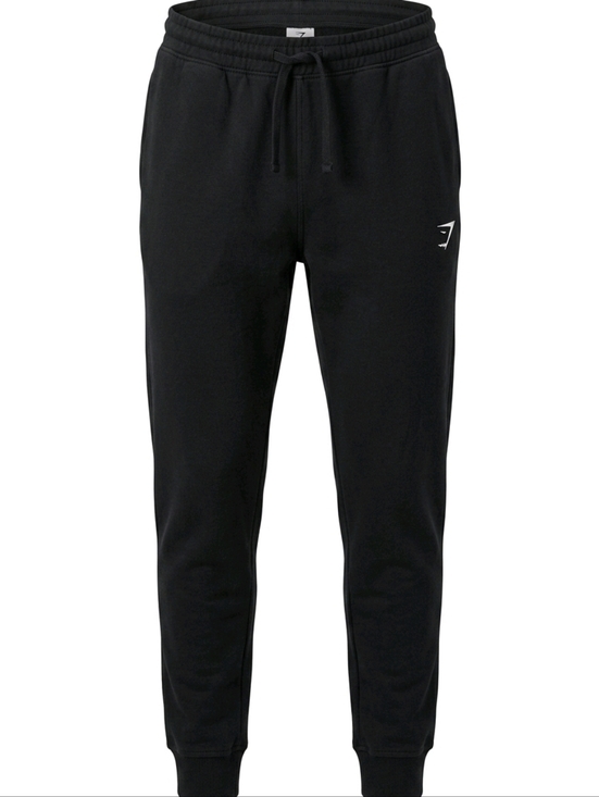 Gymshark Other - Gymshark Crest Jogger Sweatpants Black Size Small Slimfit Athletic Unisex